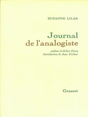 cover image of Journal de l'analogiste